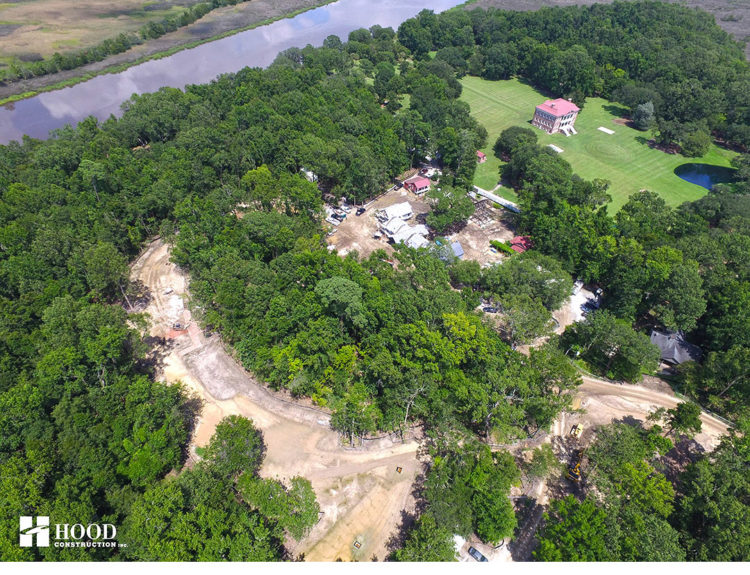 Drayton Hall aerial view of new facilities