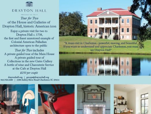 Exclusive Couples tour of Drayton Hall.  plantation private charleston